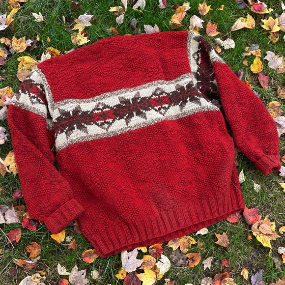 🧶 Vintage Polo by Ralph Lauren hand knit wool sweater - Picture 3 of 3